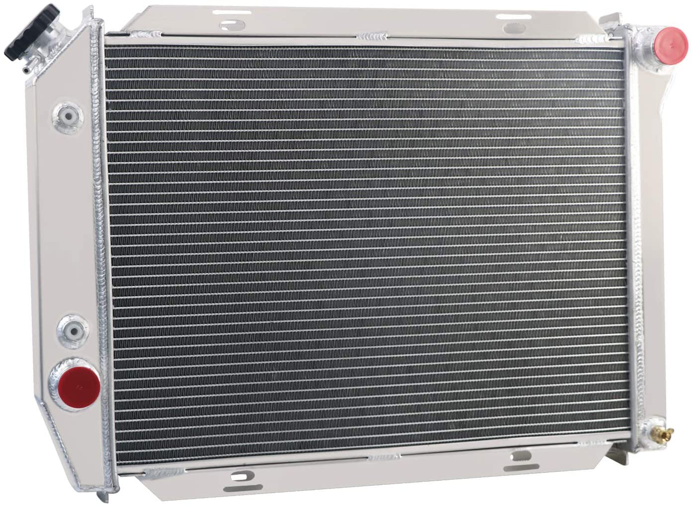 ALLOYWORKS 4 Row Race Aluminum Radiator For 1967-1968 Ford Thunderbird/Country Sedan/Mercury Colony Park/Big Block