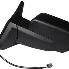 Dorman 959-126 Driver Side Power Door Mirror - Heated / Folding for Select Jeep Models, Black
