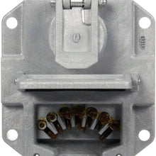 Truck-Lite 50805 Surface Mount Nose Box (50 Series, 7 Solid Pin, Grey Polycarbonate, Surface Mount, Nose Box)