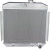 ZC5056 New 3 Rows All Aluminum Radiator Fit 1955-57 Chevrolet Bel Air 6CYL Core Support