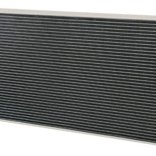 ALLOYWORKS 2 Row Radiator for 1997 1998 1999 2000 2001 2002 2003 Chevy Malibu/Pontiac Grand Am/Cutlass/Alero 2.4L 3.4 V6