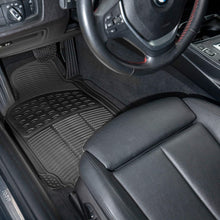 OxGord Car Floor Mats - All-Weather, Non-Slip, Odorless Rubber - Universal Fit Best for Car SUV Truck Van, Heavy Duty, Ridged Liner Protection Great for Catching Spills & Easy Rinse