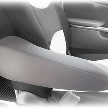 FH Group FH1052BLACK Armrest Cover Semi-Universal (Premium Faux Leather Black - One Pair Set of 2 )