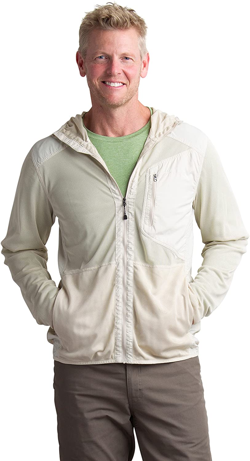 ExOfficio Men's BugsAway Sandfly Lightweight Jacket-Insect, Tick, Mosquito Repellent Permethrin Clothing