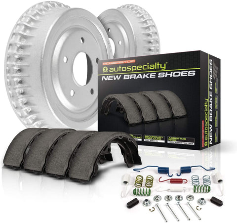 Power Stop KOE15366DK Autospeciality Replacement Rear Brake Kit- OE Rotors & Ceramic Brake Pads