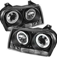 Spyder 5009173 Chrysler 300 05-08 Projector Headlights - CCFL Halo - LED (Replaceable LEDs) - Chrome - High H1 (Included) - Low 9006 (Not Included)