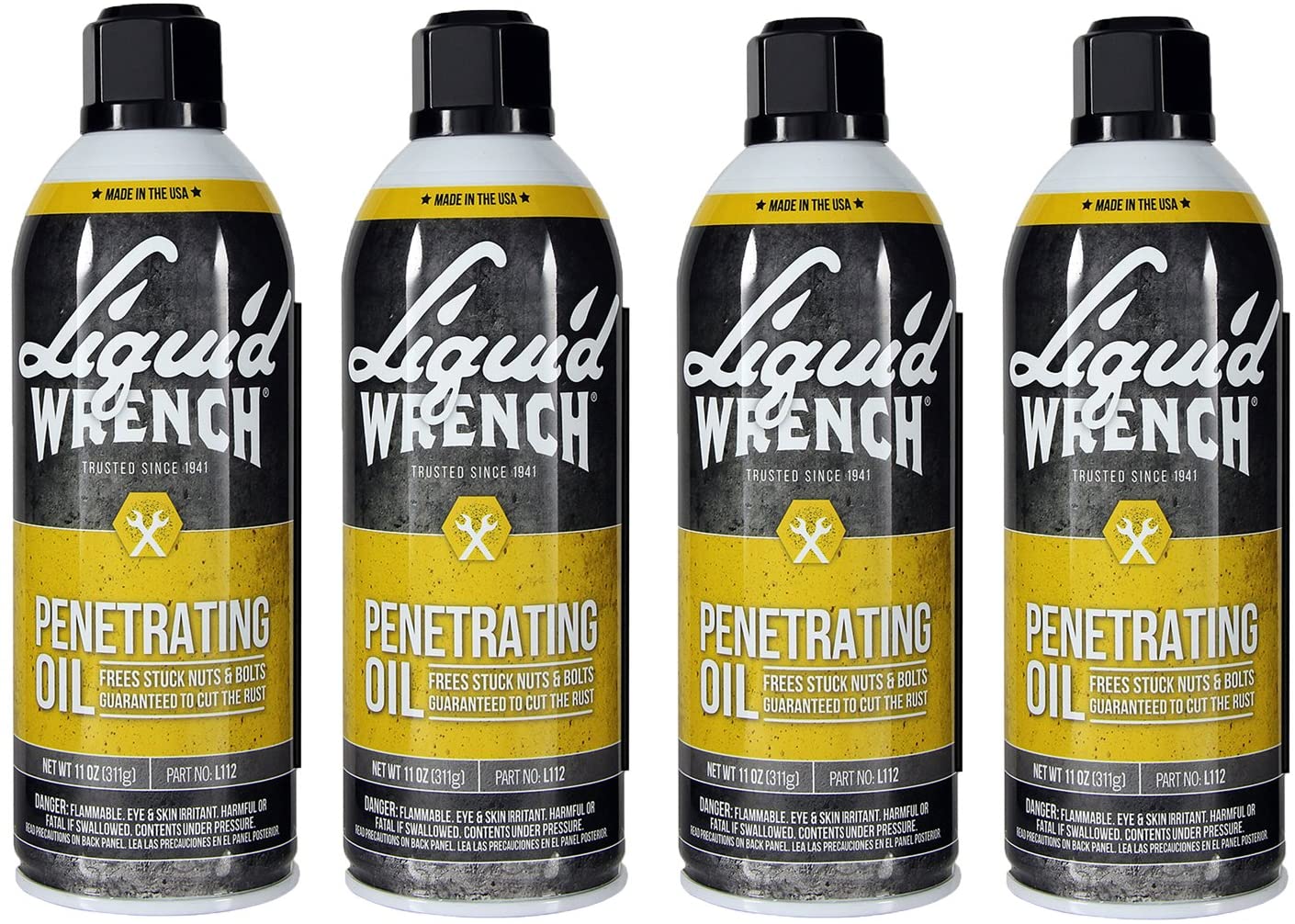 Liquid Wrench L112/4-4PKLIQUID Wrench L112-4PK Penetrating Oil Spray - 11 oz, (Case of 4)
