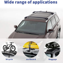 Ai CAR FUN Aluminum Roof Rack Cross Bar Top Luggage Cargo Carrier Lockable Compatible with Toyota Highlander XLE &Lid Model 2014-2019