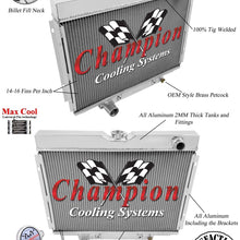 Champion Cooling, 3 Row All Aluminum Radiator for Multiple Ford Models, CC379