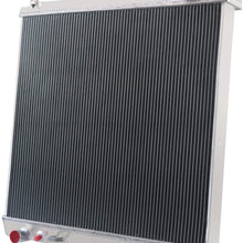 OzCoolingParts 04-15 Nissan & Infiniti Radiator, 3 Row Core Aluminum Radiator for 2004-2015 05 06 07 08 09 10 11 12 13 14 Nissan Pathfinder/Armada/Titan/Cube, Infiniti QX56, 5.6L V8