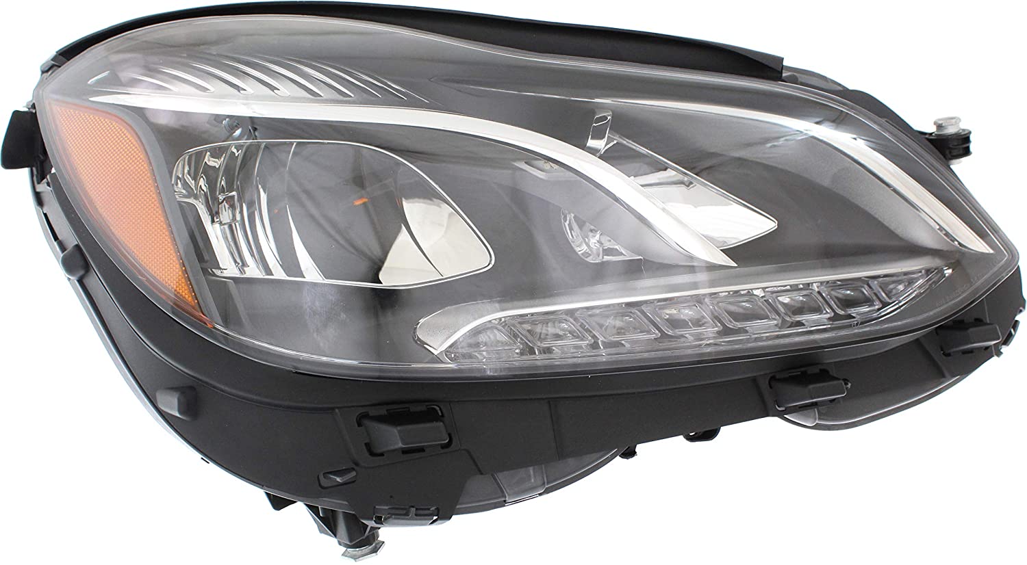 Headlight Compatible with MERCEDES BENZ E-CLASS 2014-2016 RH Assembly Halogen Sedan/Wagon