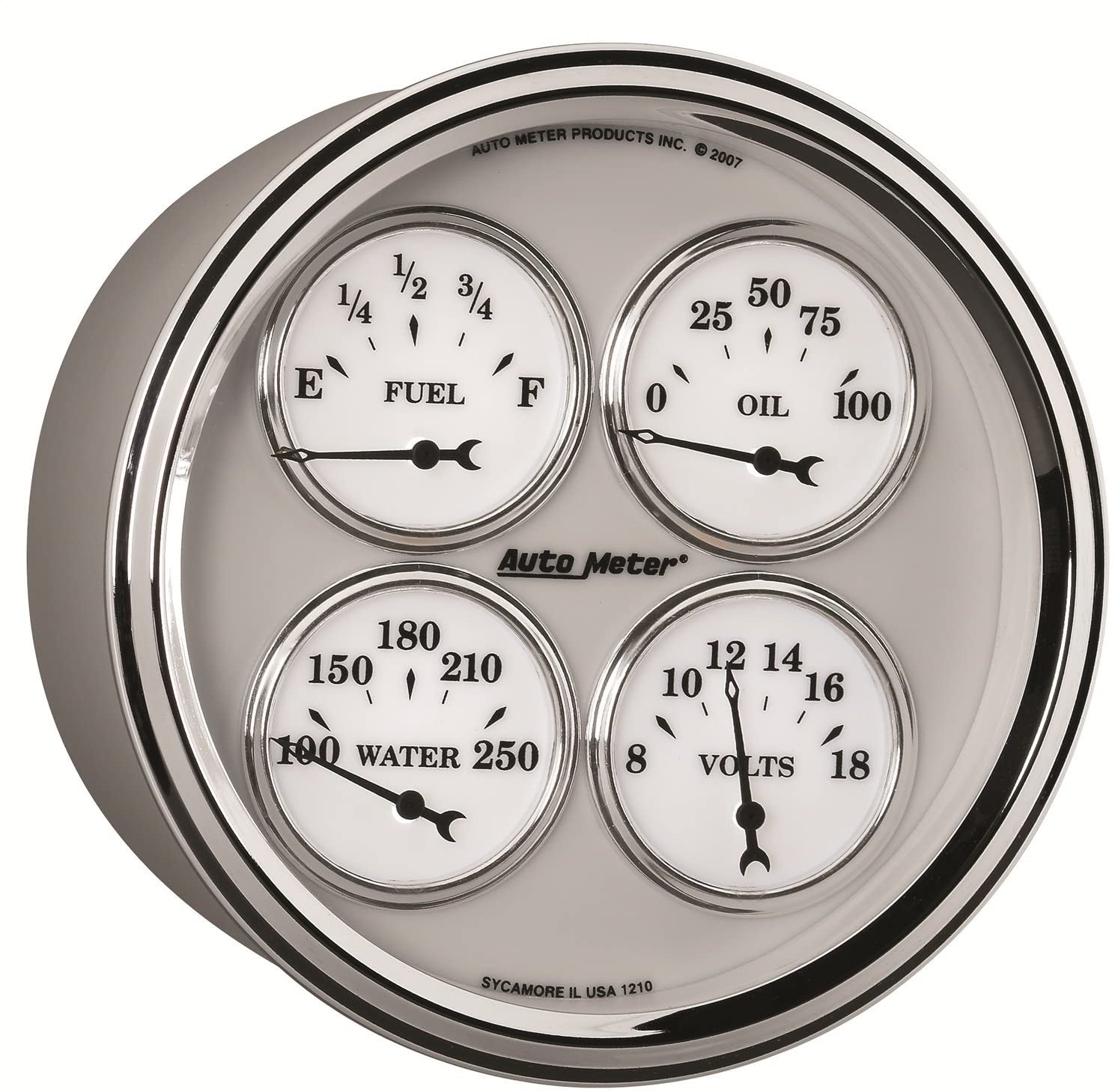 Auto Meter 1210 Old Tyme White II 5