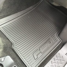Ford OEM Factory Stock Genuine 2011 2012 2013 2014 F-150 F150 SuperCrew with Subwoofer Black Ebony Rubber All Weather Floor Mats Set 3-pc Front & Rear