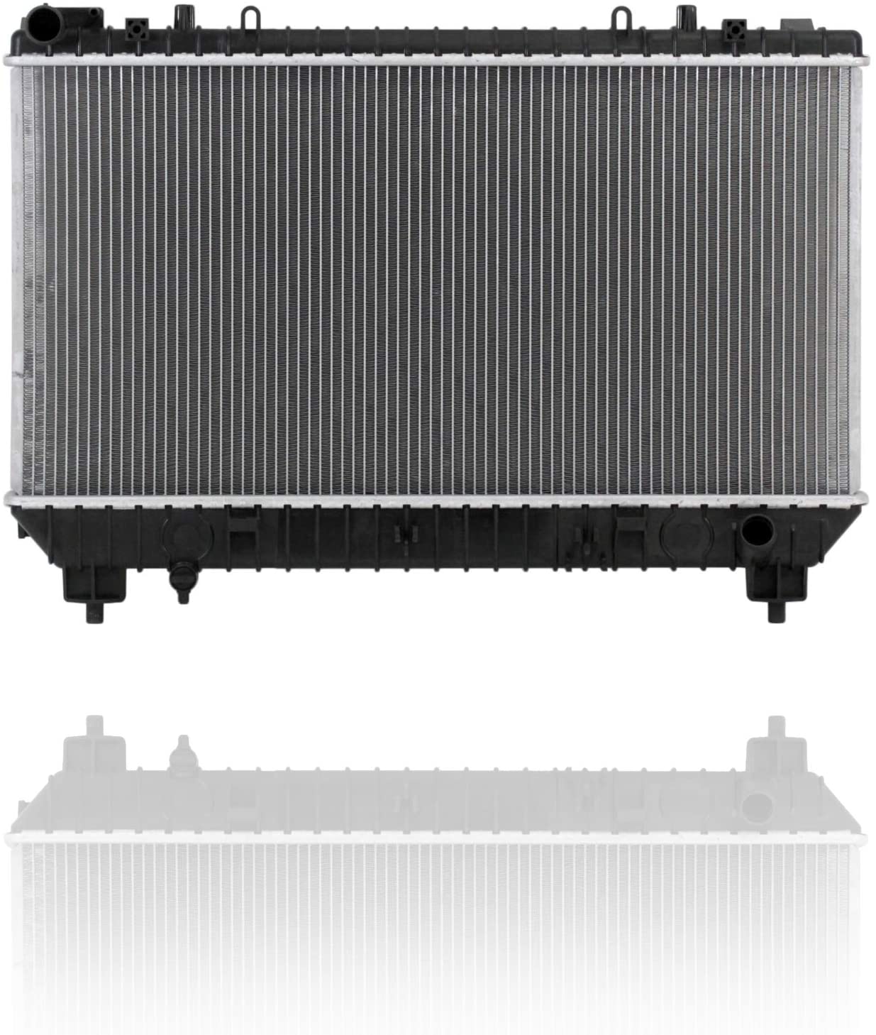 Radiator - PACIFIC BEST INC. For/Fit 10-11 Chevrolet Camaro-Coupe 11-11 Convertible - Manual Transmission V6 3.6L Plastic Tank, Aluminum Core - 92218351