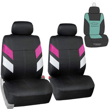FH Group FB086102 Modern Edge Neoprene Seat Covers (Purple) Front Set with Gift - Universal Fit for Trucks, SUVs, and Vans