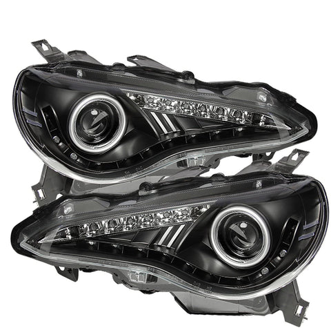 Spyder Auto 5075475 Projector Style Headlights Black/Clear