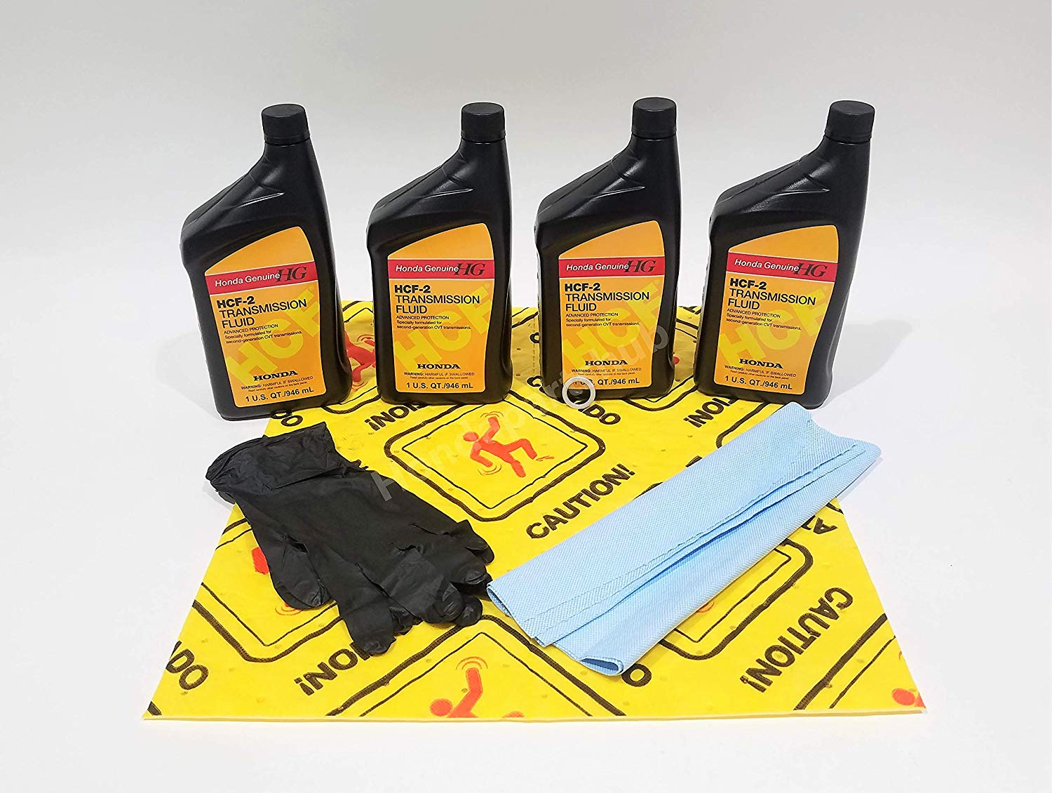 Honda Genuine HCF-2 Transmission Fluid Change Kit, 4 U.S.Qt/946ml w/Drain Plug Washer