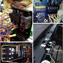 GOOACC 6 Pack Automotive Relay Harness Set 5-Pin 30/40A 12V SPDT with Interlocking Relay Socket and Harnesses,2 years Warranty