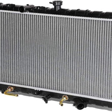 2392 Factory Style Aluminum Cooling Radiator Replacement for 01-02 Kia Rio 1.5L Automatic AT