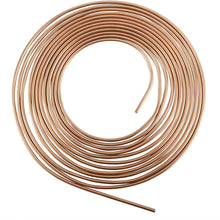 AuInLand 25 Ft. of 3/16 in Brake Line Tubing Kit, Copper-Coated Iron Break Line, Flexible Brake Coil Roll with 16 Fittings