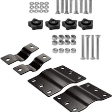 PaddleSports+ Kayak Roof Rack Sets for Cars and SUVs - Two Sets with Straps - Universal Fit Carriers Mount on Crossbars for Easy Travel with Kayaks Canoes Paddleboards and Surfboards