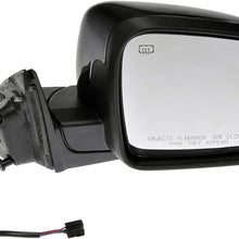 Dorman 955-1973 Passenger Side Power Door Mirror - Heated/Folding for Select Jeep Models, Black