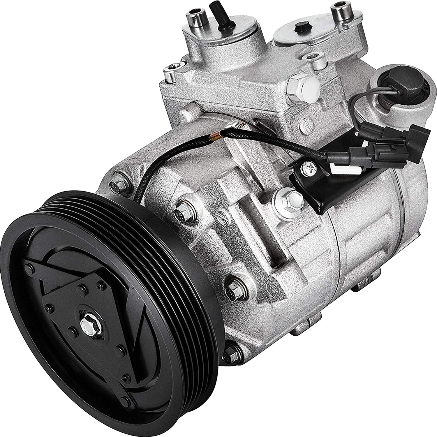 VEVOR CO 11323C 360027460 DCS17E Universal Air Conditioner AC Compressor and Clutch for Land Rover LR2 Volvo S60 S80 V70 XC60 XC70 XC90 A/C Compres