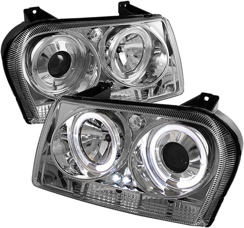 Spyder Auto PRO-YD-C309-HL-C Chrome Halo LED Projection Headlight