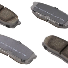 ACDelco Silver 14D1304CH Ceramic Rear Disc Brake Pad Set
