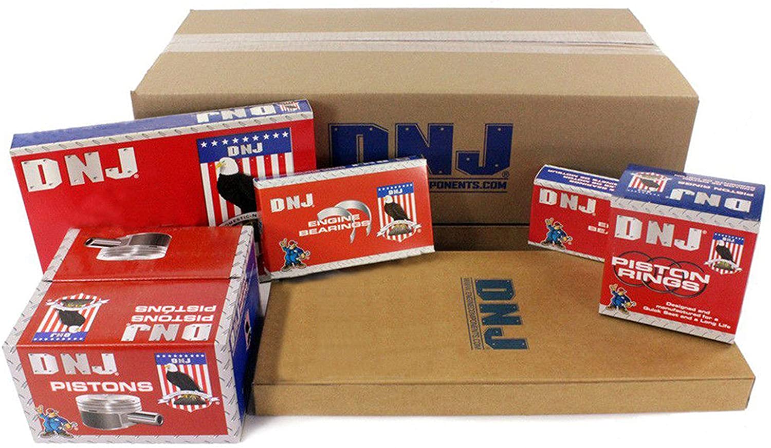 DNJ EK4167M Master Engine Rebuild Kit for 1997-1999 / Ford/E-150 Econoline, E-150 Econoline Club Wagon, Expedition, F-150, F-250/4.6L / SOHC / V8 / 16V / 281cid / VIN W