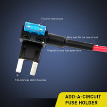 Nilight 10 Pack 12V Car Add-a-circuit Fuse TAP Adapter with 5 Amp Low Profile Mini Blade Fuse Set for Cars Trucks Boats,2 Years Warranty