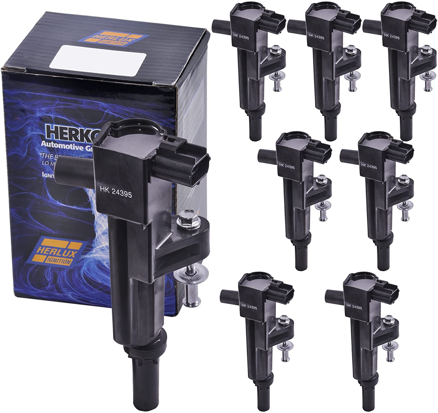 Set of 8 Herko B183 Ignition Coils For Chrysler Dodge Jeep 4.7L V8 2008-2013