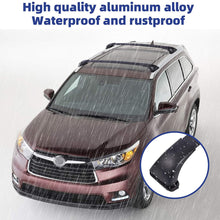 Ai CAR FUN Aluminum Roof Rack Cross Bar Top Luggage Cargo Carrier Lockable Compatible with Toyota Highlander XLE &Lid Model 2014-2019