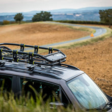 BUZZRACK Convoy / 52' x 41"x 8.5" Super Duty Roof Cargo Basket Luggage Carrier Rack with Wind Deflector