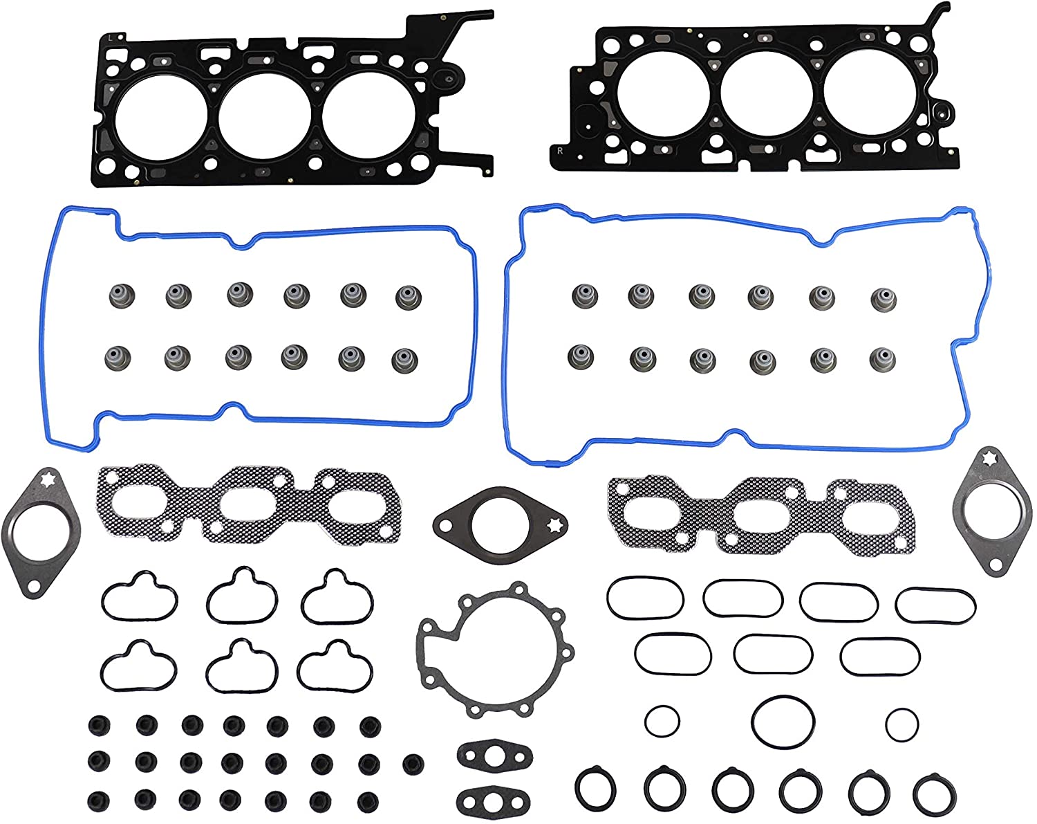 DNJ HGS412 MLS Head Gasket Set for 2001-2004 / Mazda/Tribute / 3.0L / DOHC / V6 / 24V / 181cid