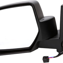 Dorman 955-1100 Driver Side Power Door Mirror - Folding for Select Jeep Models, Black