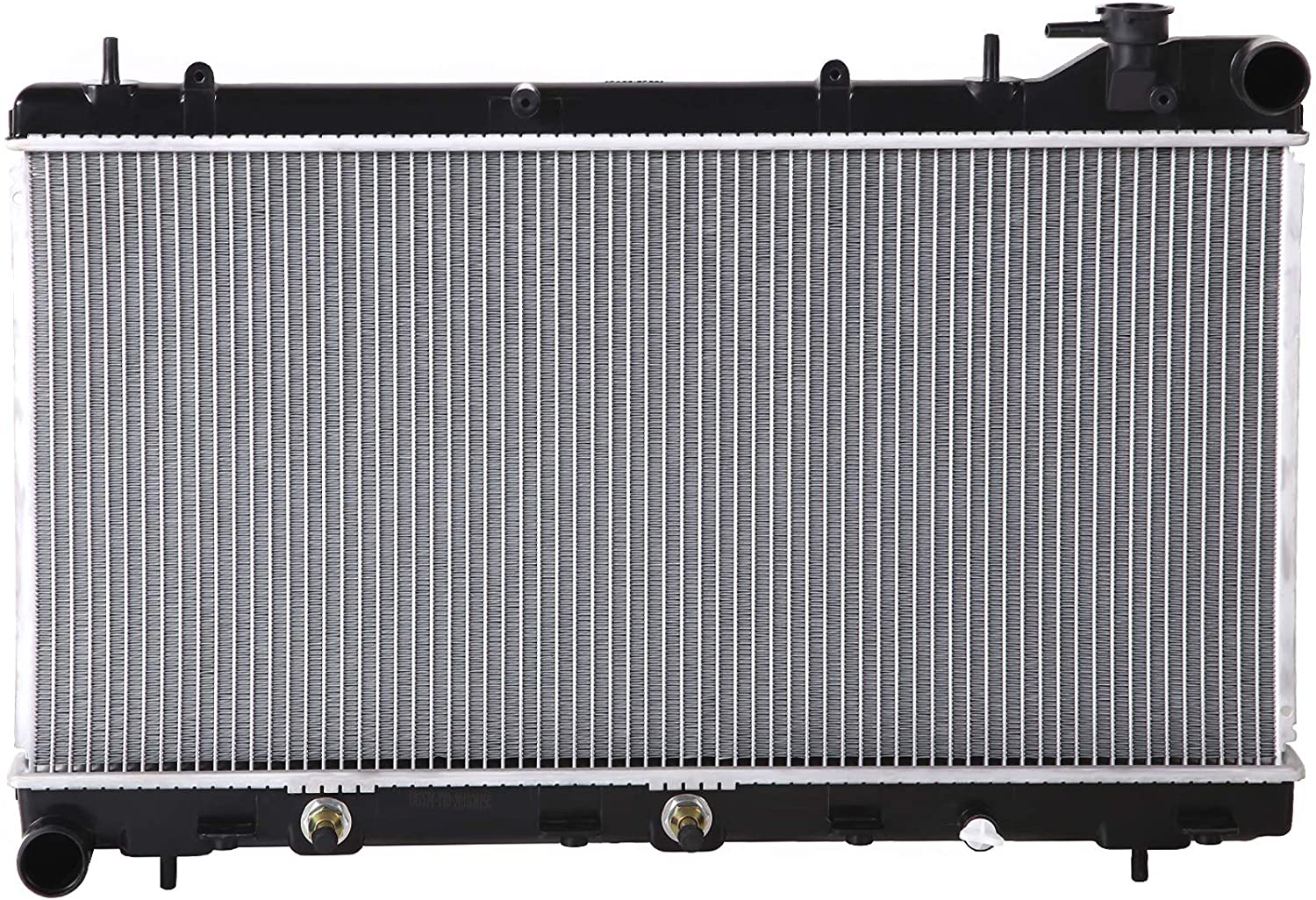 Lynol Cooling System Complete Aluminum Radiator Direct Replacement Compatible With 1993-1998 Subaru Impreza Coupe Sedan Wagon H4 1.8L 2.2L