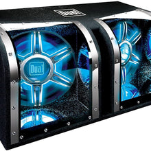 Dual Electronics BP1204 12 inch illumiNITE High Performance Studio Enclosed Car Subwoofers with 1,100 Watts of Peak Power (12-inch Sub (Pair) Plexi)