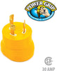 Camco PowerGrip Durable Electrical Adapter - Easy Grip for Simple and Safe Use, 30 AMP Male 15 AMP Female (55233), Yellow|Yellow