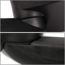 Left Driver Side Black Manual Folding Flip Up Rear View Towing Side Mirror Replacement for Dodge Ram BR/BE 94-02