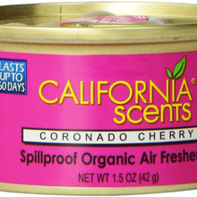 California Scents Spillproof Organic Air Freshener, Coronado Cherry, 1.5 Ounce Canister (Pack of 4)