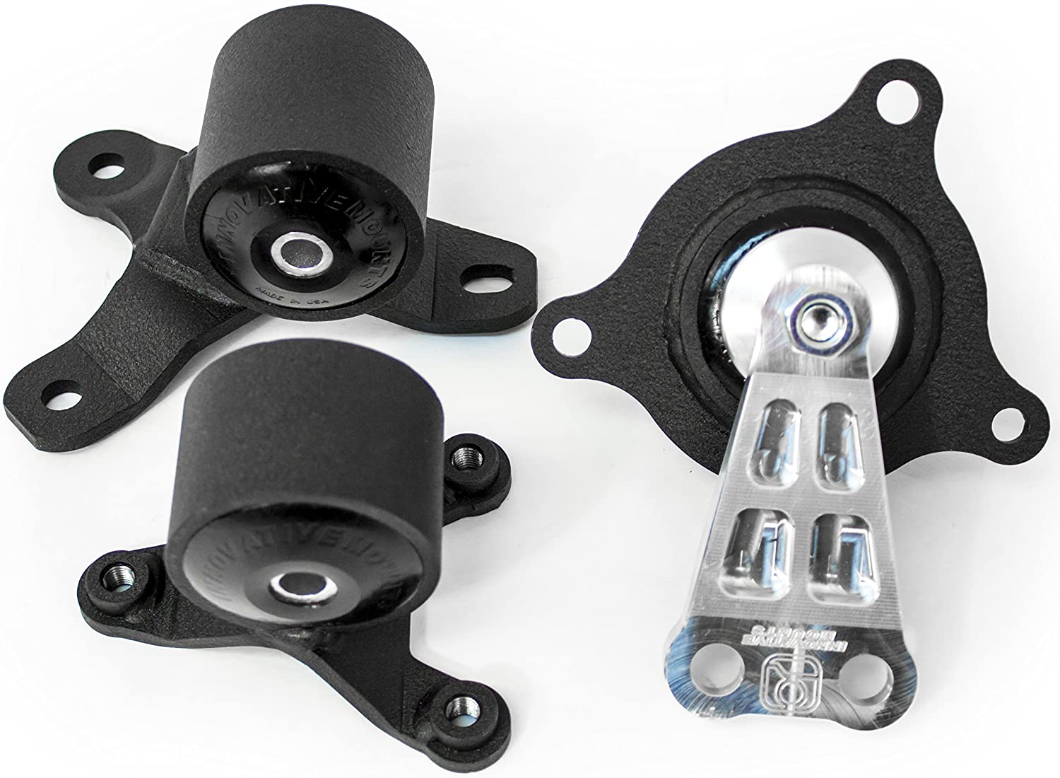 Innovative Mounts 90650-75A Black Bushings (02-05 Civic K-Series Steel Mounts 75A)
