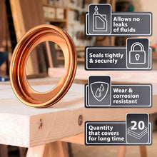 15pcs Oil Drain Plug Crush Rubber Washer Gasket Black Seal – 12mm Replacement for Buick/Cadillac/Chevrolet/GMC/Hummer/Oldsmobile/Pontiac/Saturn - OEM 12616850 Fits for GM 1975-2021 by AUTOMAJOR