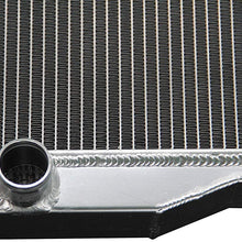 AutoRadiator 3 Row Aluminum Radiator For 1949-58 Jeep Willys 2.2L/2.6L/3.7L Gas L4/L6