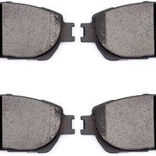 Scitoo Ceramic Discs Brake Pads, 4pcs Front Brake Pads Brakes Kits fit 02-03 Lexus ES300,04-06 Lexus ES330,05-07 Toyota Avalon,05-06 Toyota Camry,04-10 Toyota Sienna,04-08 Toyota Solara,Toyota Tacoma