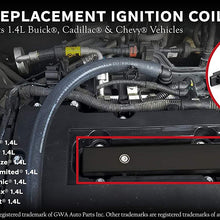 Ignition Coil Pack - Compatible with Chevy, Buick & Cadillac Vehicles - 1.4L Encore, ELR, Cruze, Cruze Limited, Sonic, Trax, Volt - Replaces D521C, 55577898, 55579072, 25198623, C1810, UF669