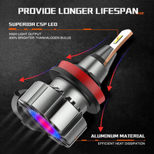 SEALIGHT H8 H11 H16 LED Fog Light Bulb, 5800 Lumens 6000K Xenon White Super Bright CANBUS LED Lights, Halogen Fog Light Bulb Replacement for Cars Trucks Vans, Pack of 2
