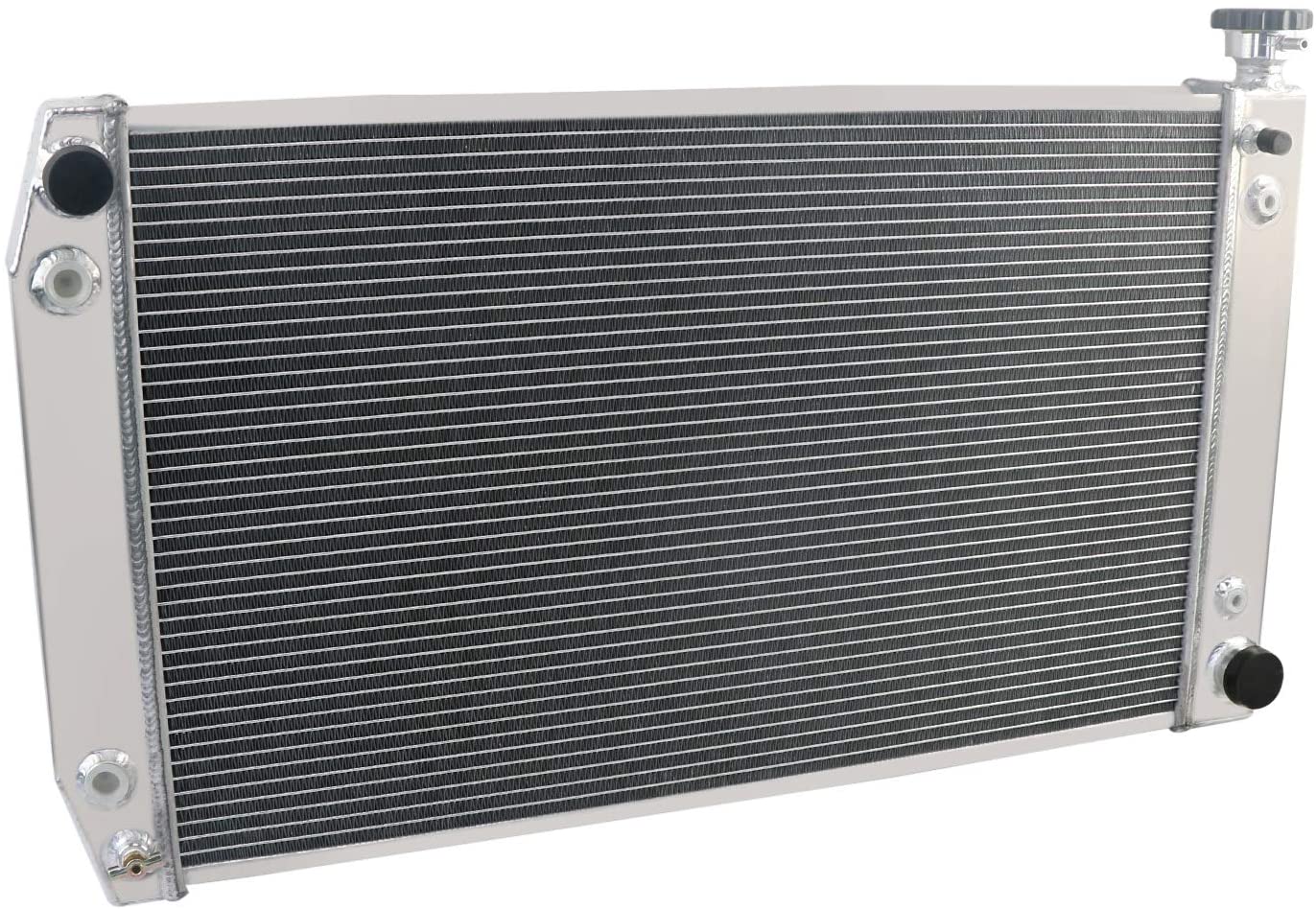 OzCoolingParts 4 Row Core All Aluminum Radiator for 1988-1997 89 90 91 92 Chevy GMC C/K/P/R/V Series 1500 2500 3500 Pickup Suburban Blazer 4.3 5.0 5.7 V8 Engine