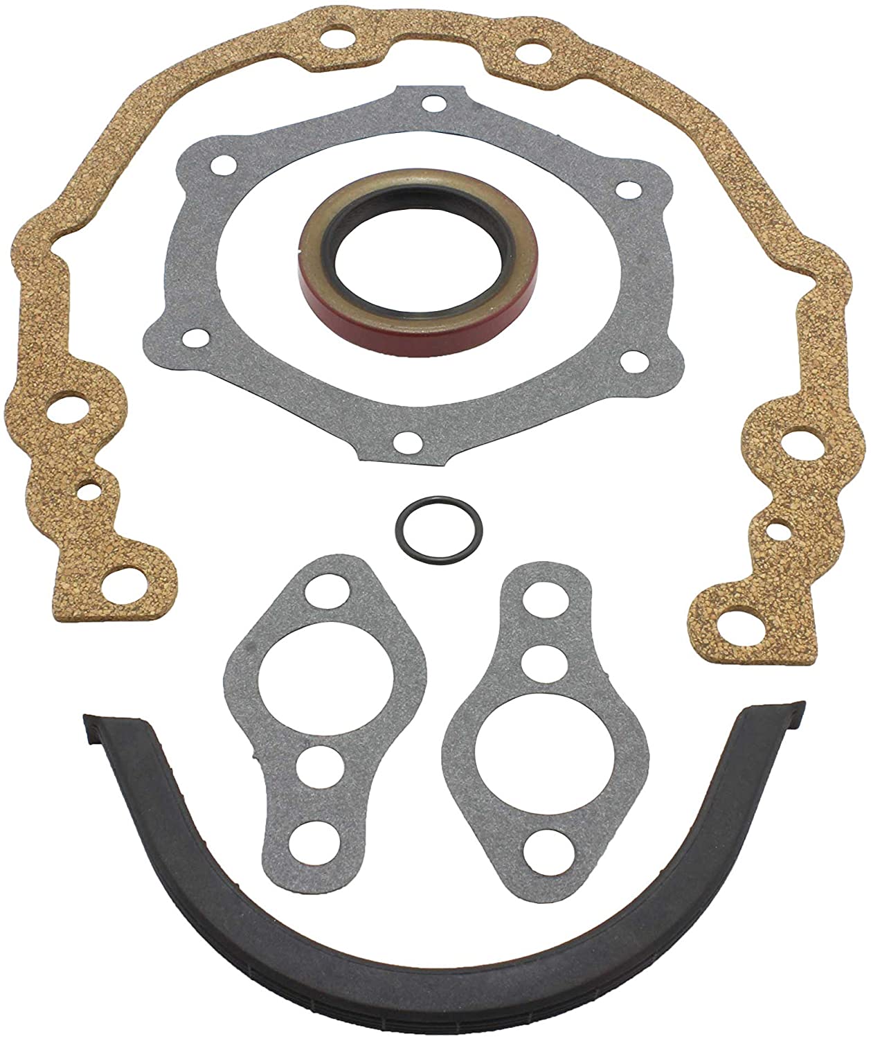 DNJ TC3110 Timing Cover Gasket for 1996-2002 / AM General, Chevrolet, GMC / C1500, C2500, Express 1500, Express 2500, Hummer, K1500, K2500, Savana 1500, Savana 2500/5.0L, 5.7L / OHV / V8 / 16V