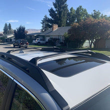 Roof Rack Crossbars Side Rail Cross Bar Fits 2019 2020 Toyota RAV4 Adventure TRD Off-Road | Black Premium Aluminum Brackets and Enhanced Bars for Cargo Box Luggage Rack